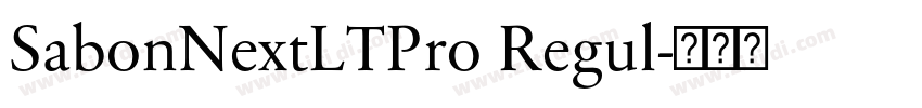 SabonNextLTPro Regul字体转换 SabonNextLTPro Regul字体转换